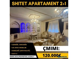 🔥 Shitet Apartament 2+1 në Qendër, Shkodër!🔥