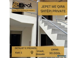 🔥 Jepet Me Qira Shtëpi Private në "Unazë", Shkodër! 🔥