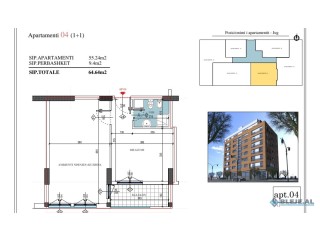 🔥 Okazion, 🏢 Shitet apartament 1+1, 📍Ne Don Bosko, 💶 çmimi 80.800€ , Tirane, Tirane