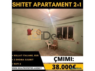 ? Shitet Apartament 2+1 te "Kullat Italiane" në Rus, Shkodë